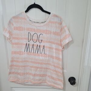 Rae Dunn Pink and White Apparel